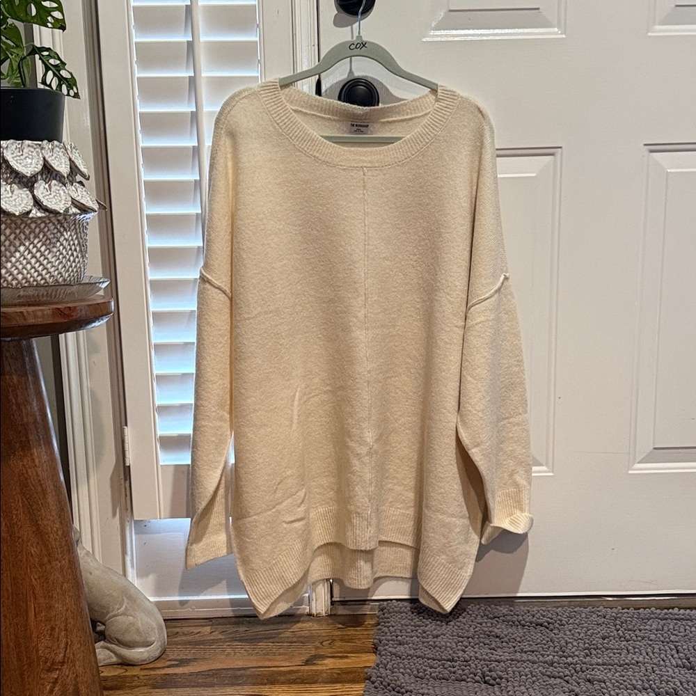 Workshop Republic Clothing Cream Women's Sweater, new, never worn